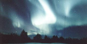 Gorgeous auroral curtains of 23 August 1996 in Manitoba, Canada