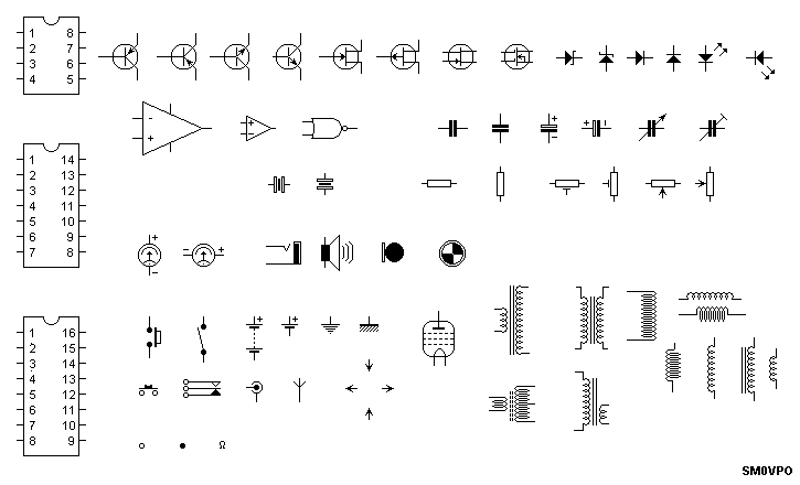 PCB Symbols template