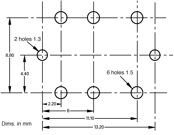 Drilling diagram